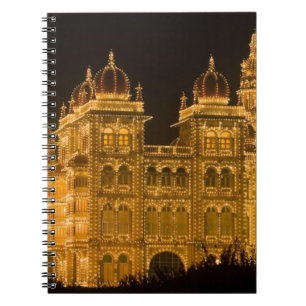 Caderno Espiral ÍNDIA, Karnataka, Mysore: Palácio do Majaraja (c.