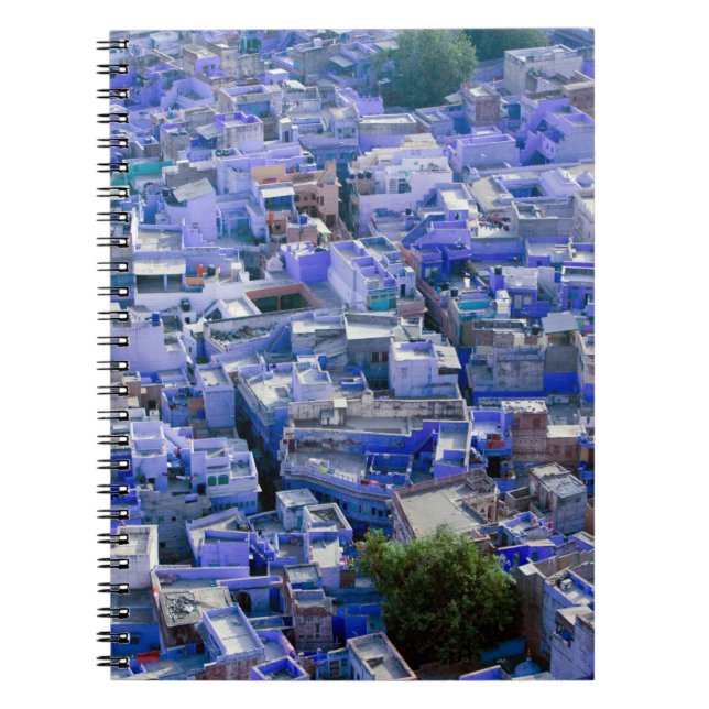 Caderno Espiral ÍNDIA, Rajasthan, Jodhpur: Cidade Azul de Jodhpur (Frente)