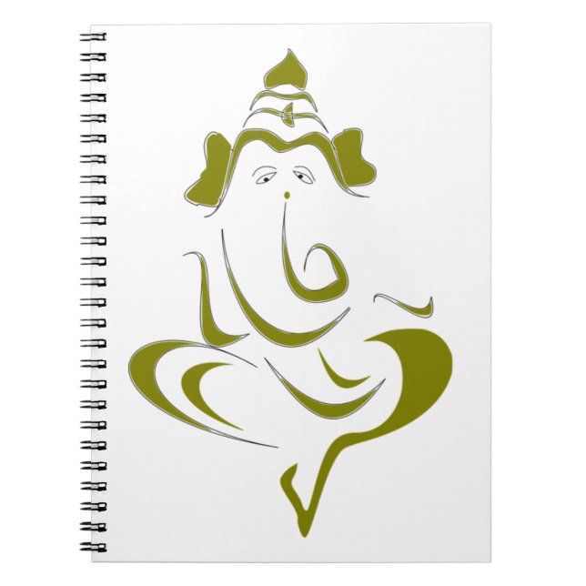Caderno Espiral Indian Deus Ganesha (Frente)