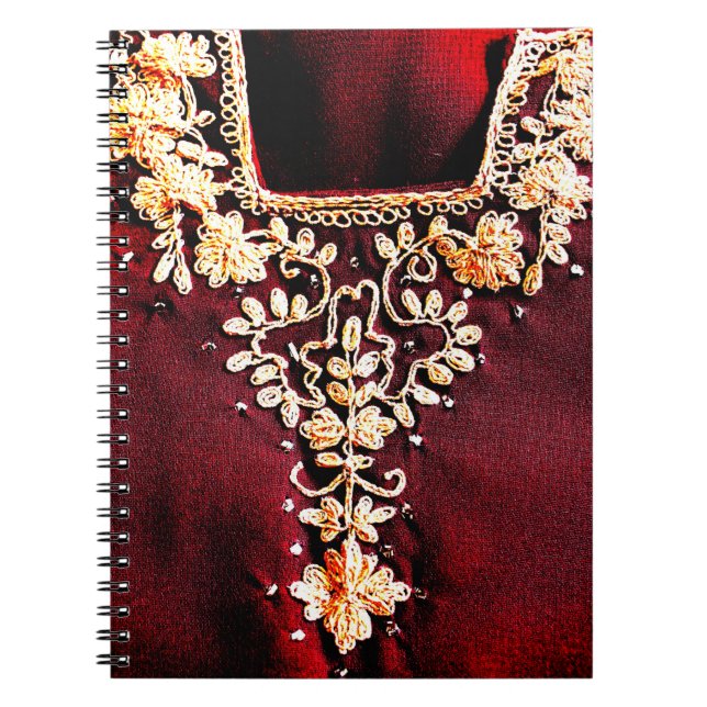 Caderno Espiral Indian Salwar Kameez (Frente)