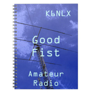 Caderno Espiral Indicativo de chamada rádio amador