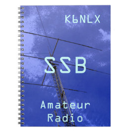 Caderno Espiral Indicativo de chamada rádio amador SSB