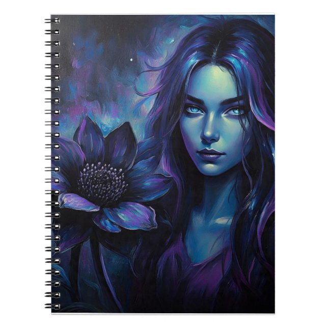 Caderno Espiral IndigoWildFlower (Frente)