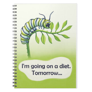 Caderno Espiral Indo em uma Dieta