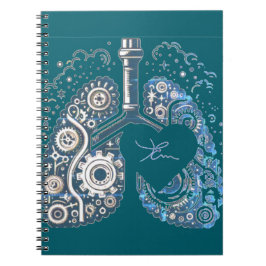 Caderno Espiral Inhalo de coeur