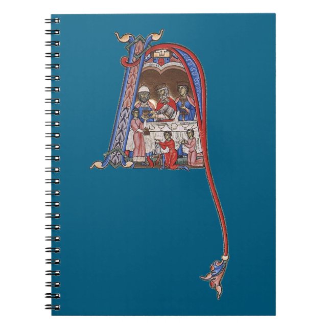 Caderno Espiral Inicial iluminada N (Frente)