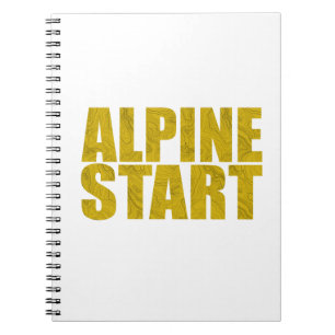 Caderno Espiral Início alpino (Topo)