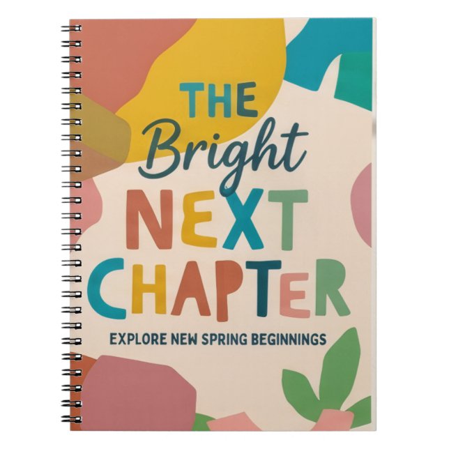 Caderno Espiral Inícios de Primavera Modernos Clas (Frente)