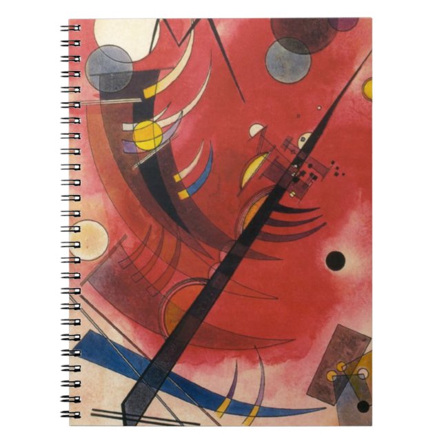 Caderno Espiral Inner Simmering Abstrato Painting (Frente)