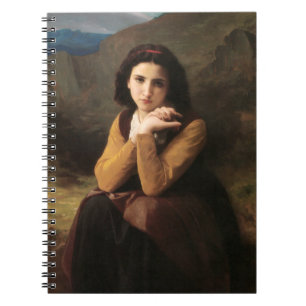 Caderno Espiral Inocência Mignon de Menina Adolescente, Bouguereau