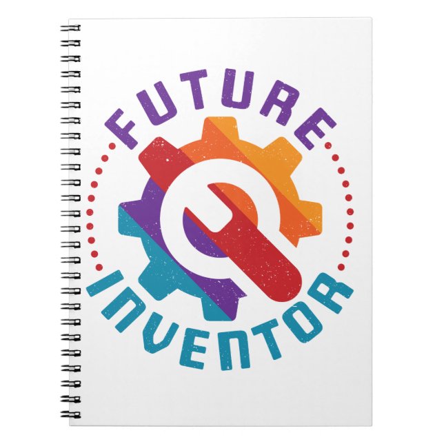 Caderno Espiral Inovador de Invenção para Inventários Futuros (Frente)