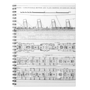 Caderno Espiral Inquérito na perda do titânico: Sectio transvers
