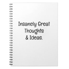 Caderno Espiral Insanely Great Thoughts & Ideas