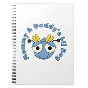 Caderno Espiral Inseto de Lil das mamães e do pai
