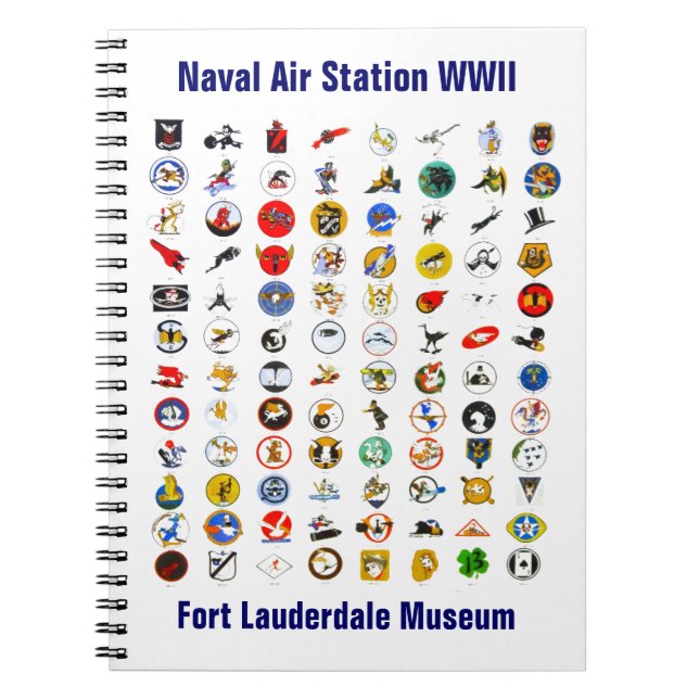 Caderno Espiral Insígnias de WWII (Frente)