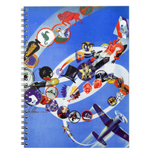 Caderno Espiral Insígnias do esquadrão