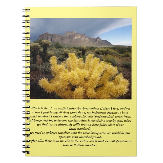 Caderno Espiral Inspiração autoperdoável (Frente)