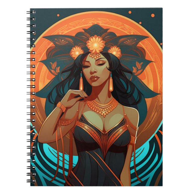 CADERNO ESPIRAL INSPIRAÇÃO NATIVA #2 (Frente)