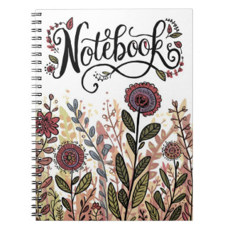 Caderno Espiral Inspirações florais: Um belo patrocinador de flore