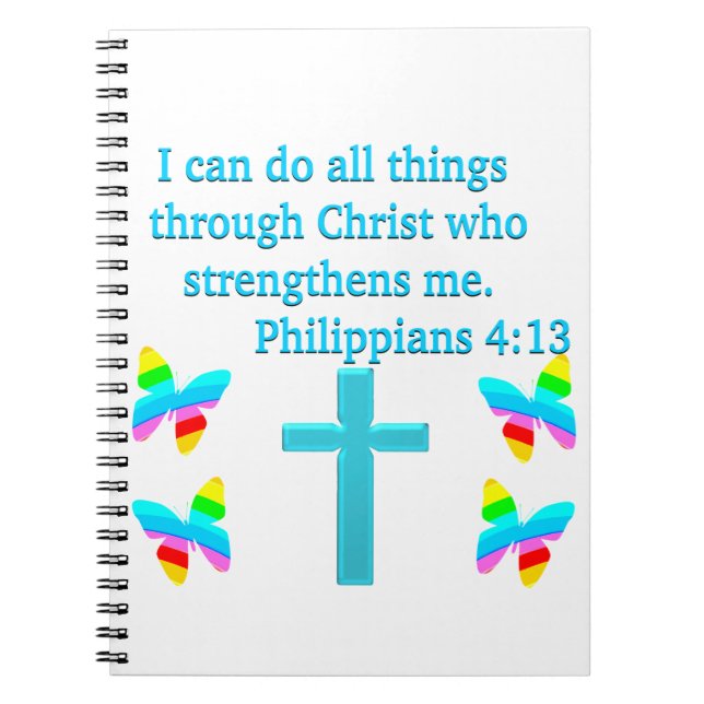 CADERNO ESPIRAL INSPIRANDO FILPÍPIOS DESIGN 4:13 (Frente)