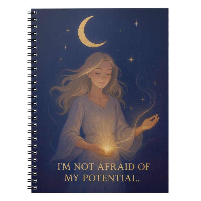 Caderno Espiral Inspirational Journal.  (Frente)