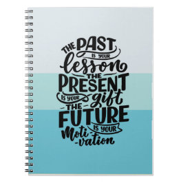 Caderno Espiral Inspirational quote - journal notebook