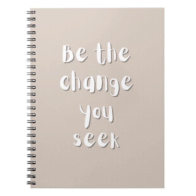 Caderno Espiral Inspirational Quotes Spiral Notebook (Frente)