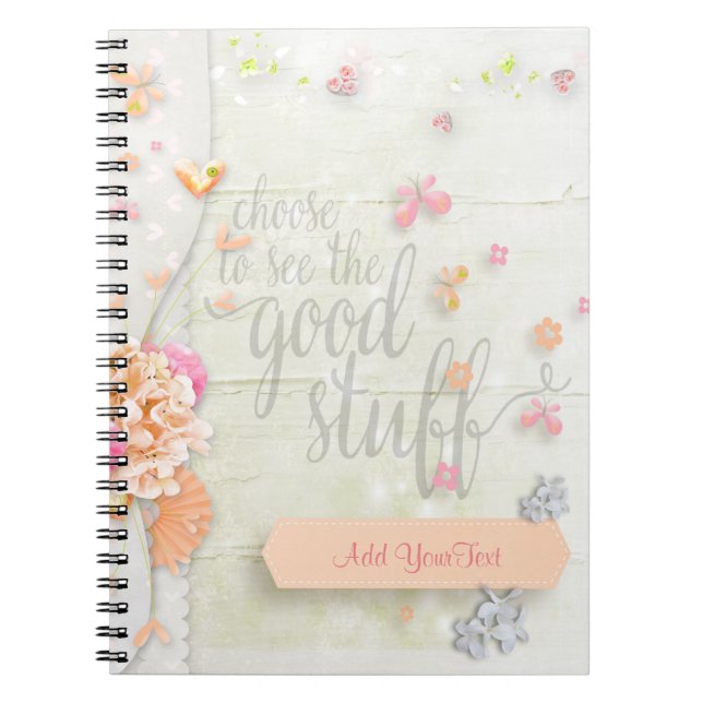 Caderno Espiral Inspire - escolha ver o bom material (Frente)