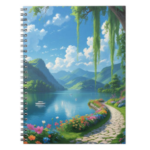 Caderno Espiral "Inspire seus pensamentos - Escreva ao lado do Lak