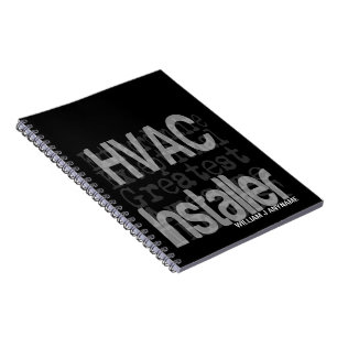 Caderno Espiral Instalador de HVAC Extraordinário CUSTOM