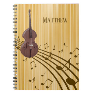 Caderno Espiral Instrumento de Cadeia de Caracteres Dupla (médio)