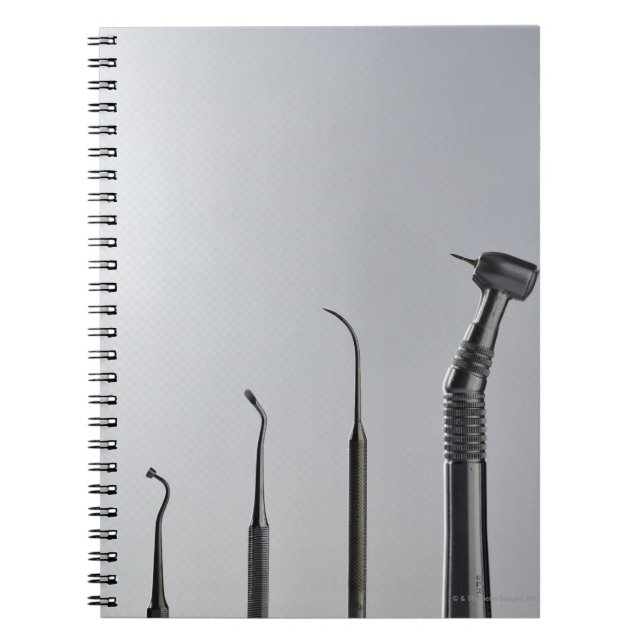 Caderno Espiral Instrumentos de dentista (Frente)