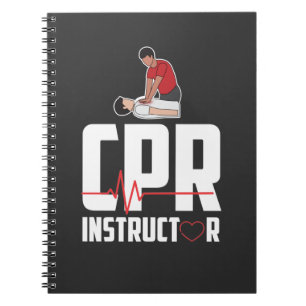 Caderno Espiral Instrutor CPR Certificado para Ambulância de Prime