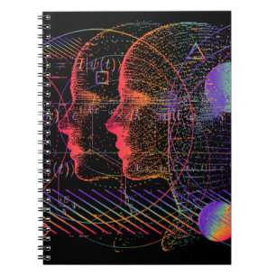 Caderno Espiral Inteligência artificial e conceito de realidade vi