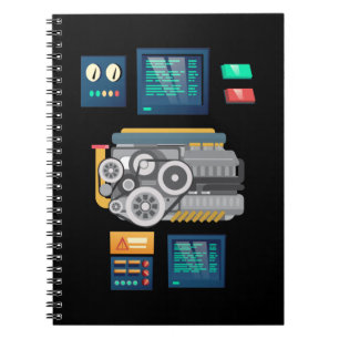 Caderno Espiral Inteligência Artificial legal Robot