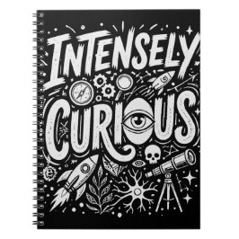 Caderno Espiral Intensamente Curioso