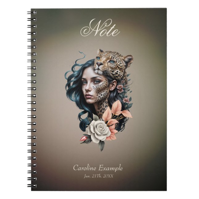 Caderno Espiral Interação fascinante entre o animal e o humano (Frente)