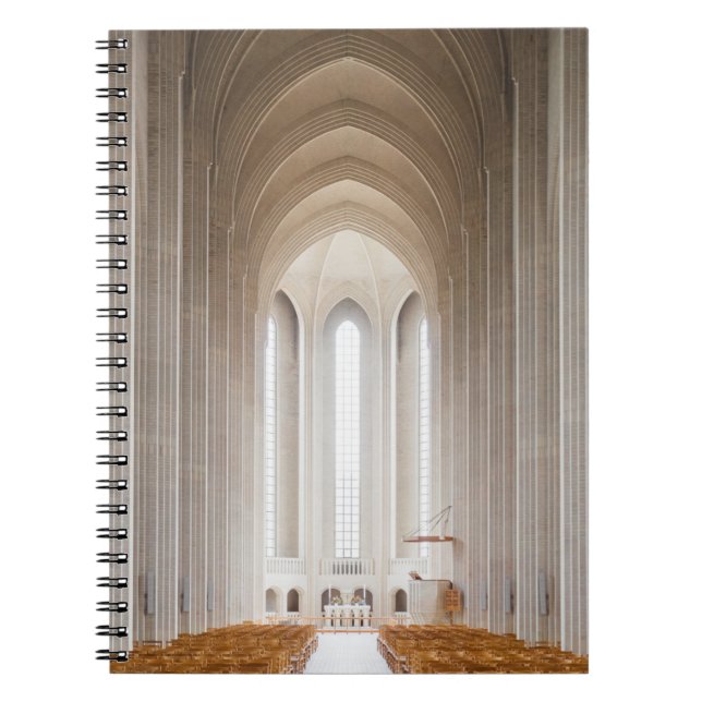 CADERNO ESPIRAL INTERIOR CATEDRAL VAZIO (Frente)