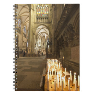Caderno Espiral Interior da Catedral de São Pedro em Regensburg