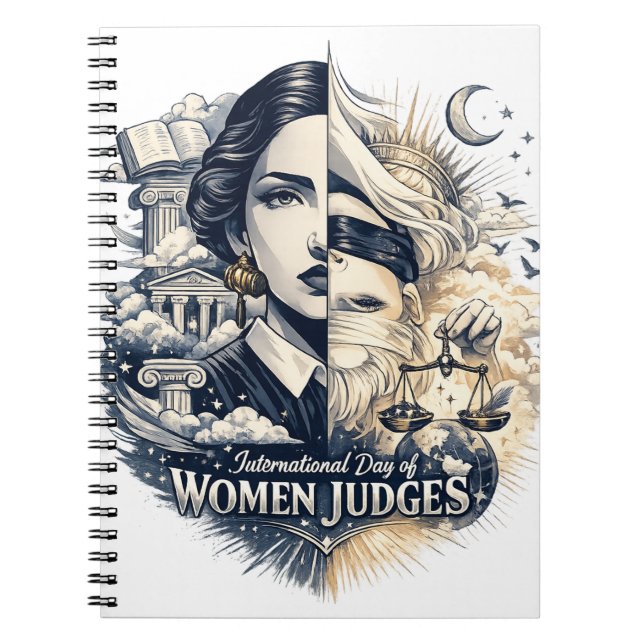 Caderno Espiral International Day of Women Judges (Frente)