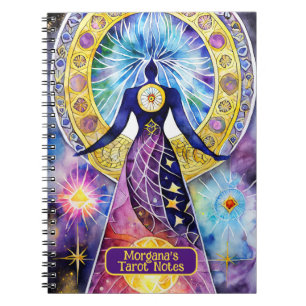 Caderno Espiral Interpretações de Cartomancy and Tarot Card