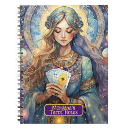 Caderno Espiral Interpretações de Cartomancy and Tarot Card