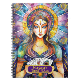 Caderno Espiral Interpretações de Cartomancy and Tarot Card