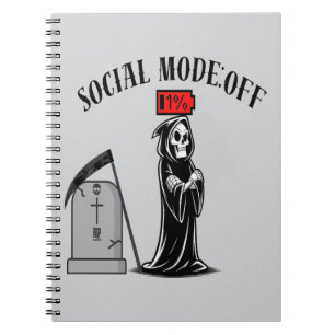 Caderno Espiral Introdução ao Antissocial Reaper