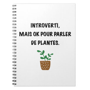 Caderno Espiral Introduvertis et plantes