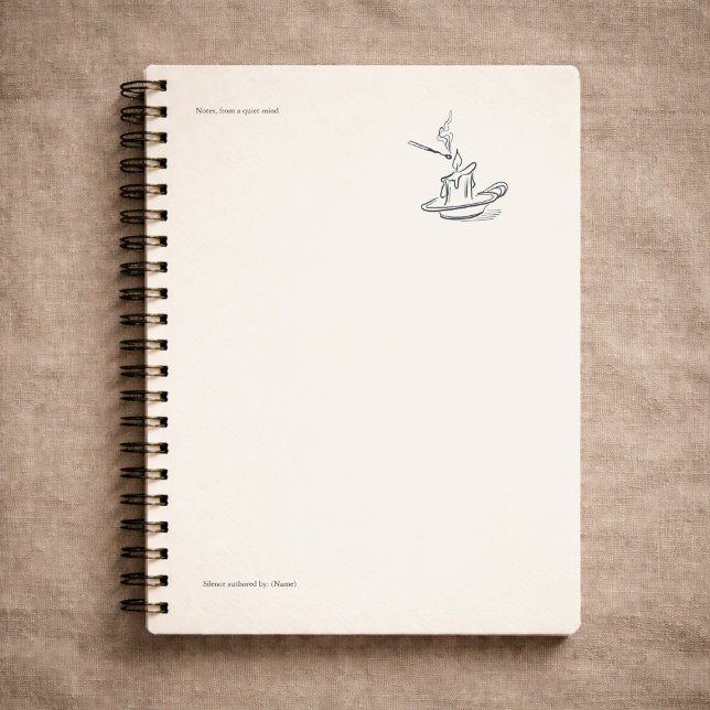 Caderno Espiral Introvert Gift Minimalist Line Art Planner (Criador carregado)