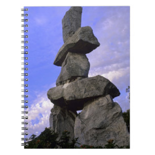 Caderno Espiral Inukshuk, Territórios do Noroeste, Canadá