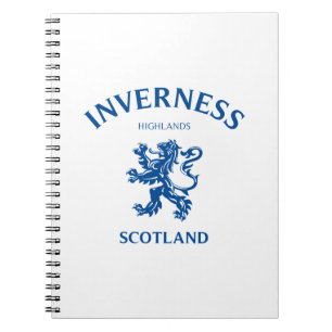 Caderno Espiral INVERNESS Scotland