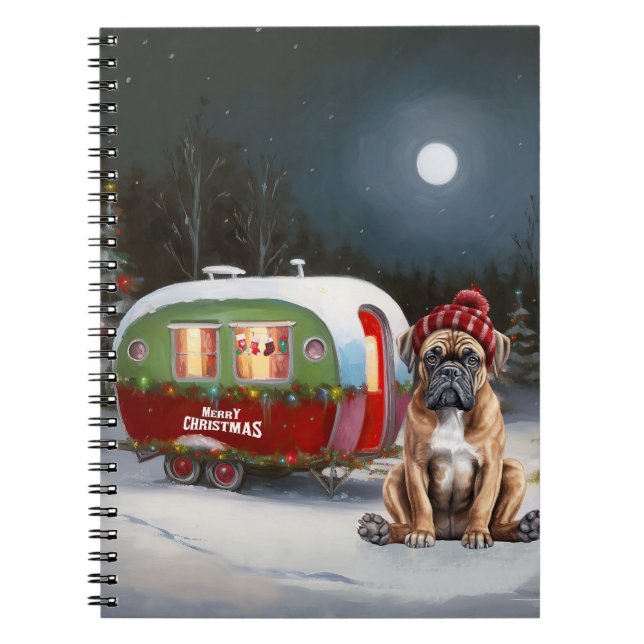 Caderno Espiral Inverno Boxer Caravan Aventura de Natal (Frente)