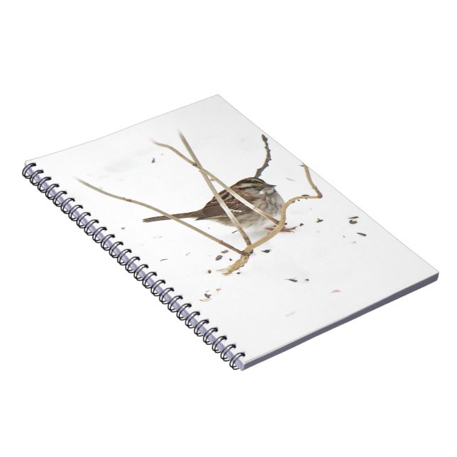 Caderno Espiral Inverno e Sparrow (Lado Direito)